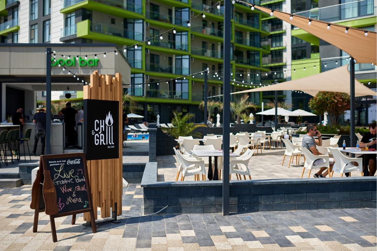 Royale Sundance Studio 8 Beach Spa & Pool Mamaia Nord Apartment Luaran gambar